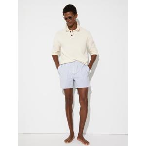 REISS Bay Seersucker Stripe Swim Shorts